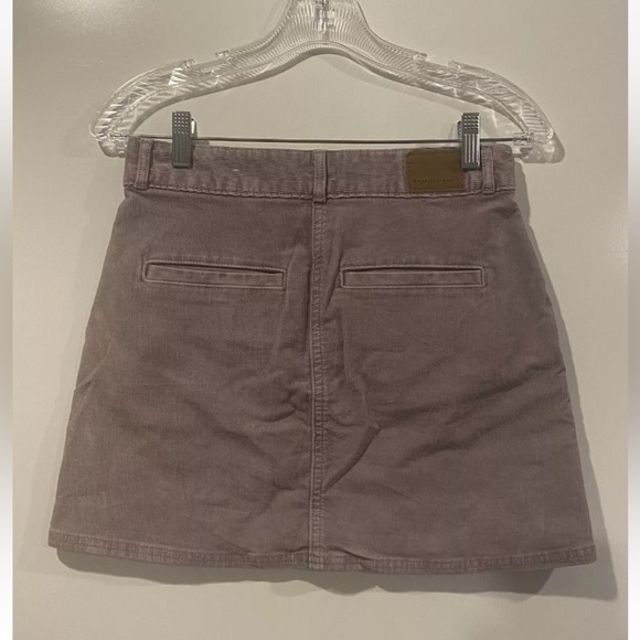 American Eagle Lavender Hi Rise A Line Mini Corduroy Skirt Womens 0 (1037) - Picture 4 of 6